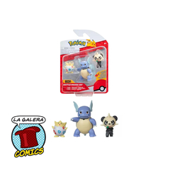 TOGEPI - WARTORTLE - PANCHAM - BATTLE FIGURE SET - POKEMON