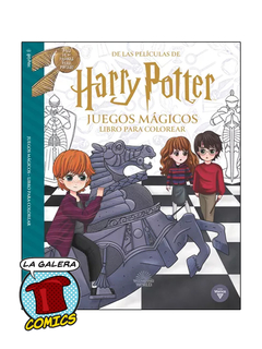 JUEGOS MAGICOS - LIBRO PARA PINTAR - HARRY POTTER