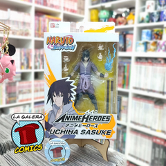 FIGURA ARTICULADA ANIME HEROES - UCHIHA SASUKE - NARUTO