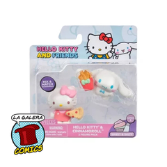 HELLO KITTY & CINNAMOROLL - PACK DE DOS FIGURAS HELLO KITTY & FRIENDS