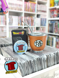 SET DE MATE INDIVIDUAL CON BOMBILLA DRAGON BALL