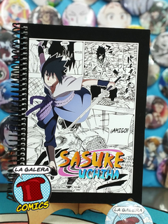 CUADERNO A5 TAPA DURA - NARUTO - SASUKE