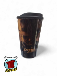 VASO CON TAPA INDIANA JONES