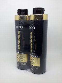 Tratamento Mandioca Kit – Eico - Shampoo 800ml + Condicionador 800ml