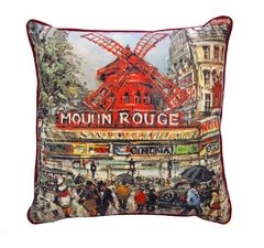 Almofada Estampada - Paris Moulin Rouge - 50x50cm