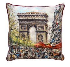 Almofada Estampada - Paris Arco do Triunfo - 50x50cm