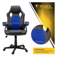 Imagem do Cadeira Gamer Reclinável Azul Bright