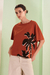 Remera Mango terracota