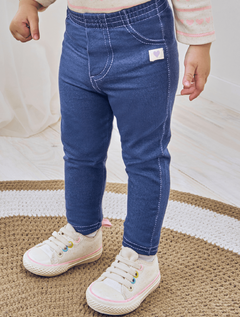 Calça Azul Jeans Escuro 10183 Abrange na internet