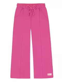 Calça Wide Leg Básica Rosa 14849 Abrange