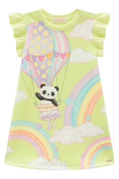 Vestido Panda Infantil