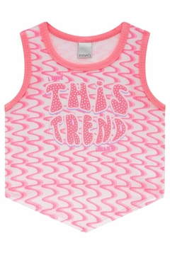 Blusa Boxy em Canelado Maui 69854 Infanti - Tinella Kids