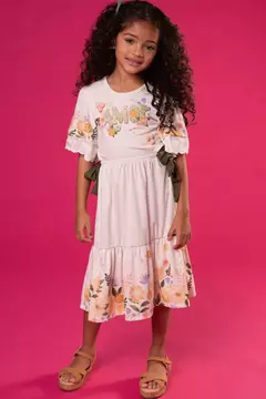 VESTIDO EM COTTON LINHO 72534 INFANTI - comprar online