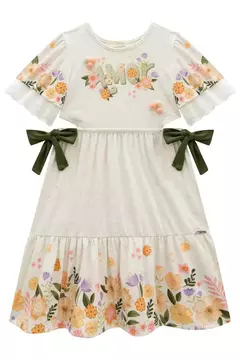 VESTIDO EM COTTON LINHO 72534 INFANTI