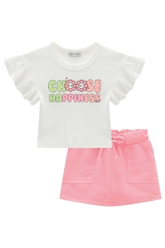 CONJUNTO BOXY E SHORT SAIA INFANTI