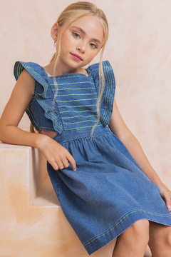 Vestido em Jeans Liz 69642 Infanti - Tinella Kids