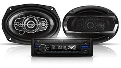 Combo Estereo 52W USB y Juego 2 Parlantes 6X9 B52 600W - comprar online