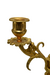 Candelabro Antigo Dourado Base Em Marmore 32cm - comprar online