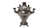 Mini Samovar Russo Em Metal Decorativo 11Cm