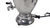 Samovar Americano Cromado 21Cm - comprar online