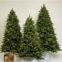 Árvore de Natal Pinheiro Magic com Led 2,10m - Paiva Presentes