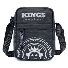 Bolsa Transversal Kings Sneakers Preta