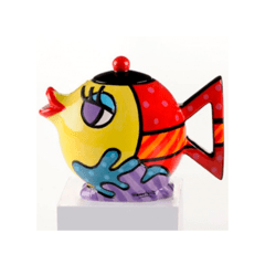 Mini Bule Peixe Romero Britto Cerâmica - comprar online