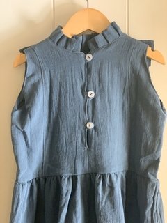 Vestido Loli de gasa azul - Talle 6 años en internet
