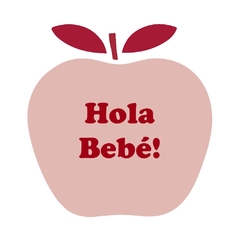 Babero manzanas - motitas en internet