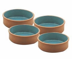 BOWL RÚSTICO AZUL TURQUESA 80ML- CONJUNTO COM 4