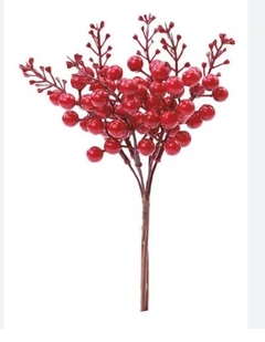 HASTE FRUTAS VERMELHAS 25CM - UNIDADE