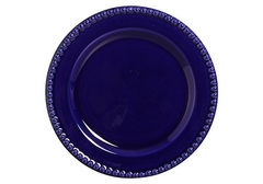 PRATO RASO BOLINHA AZUL - CONJUNTO COM 2