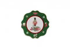 PORTA PETIT FOUR CHRISTMAS GIFTS VERDE - 20CM