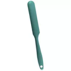 ESPÁTULA DE CONFEITEIRO DE SILICONE DUPLO PEQUENA VERDE ESCURO