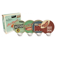 CONJUNTO HOT DOG COM MOLHEIRAS - 8 PEÇAS