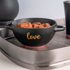 BOWL COM ALÇAS MATT PRETO LOVE - UNIDADE - comprar online