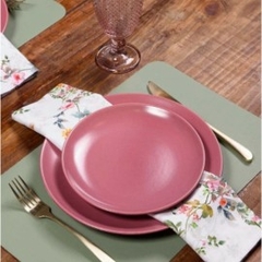 PRATO DE SOBREMESA COLOR HOME BLUSH - CONJUNTO COM 2 - comprar online