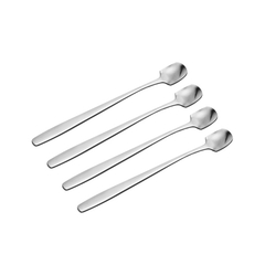 COLHERES PARA CAFÉ INOX 15CM - 4 UNIDADES