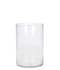 VASO DE VIDRO TUBO TRANSPARENTE 10x15CM