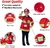 Set De Disfraz Y Accesorios De Bombero Para Niños Born Toys en internet