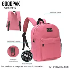 MOCHILA 12 GOODPAK 37545 en internet