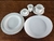 Taza desayuno con plato porcelana Ricony x 12 sets - tienda online