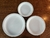 Set 48 plato postre 19 cm porcelana Ricony