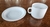 Taza desayuno con plato porcelana Ricony x 12 sets - tienda online