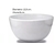 Bowl 13,5 cm Porcelana Ceramica Blanca