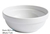 Ensaladera apilable Porcelana Ceramica blanca 20,5 cm