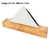 Servilletero acero inoxidable base madera triangular