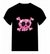 CAMISETA CAVEIRA ROSA (248)