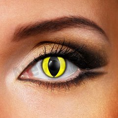 Par de lentes de contacto FX (Cat Eyes) (verde claro)