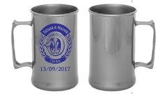 Caneca acrílico prata personalizada